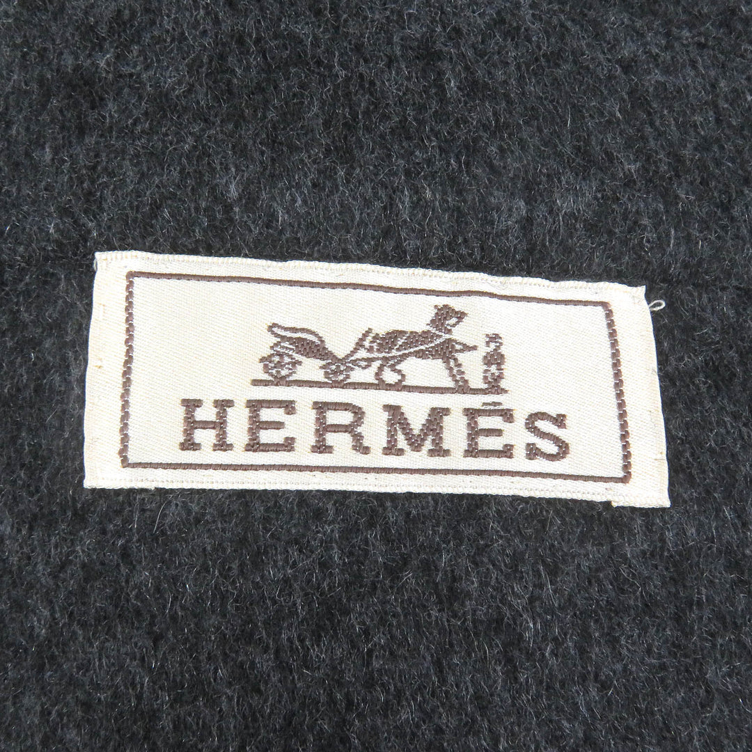 Pristine HERMES coat MANTEAU LIVERPOOL DOUBLE cashmere mens 48