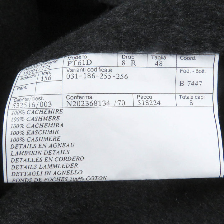 Pristine HERMES coat MANTEAU LIVERPOOL DOUBLE cashmere mens 48