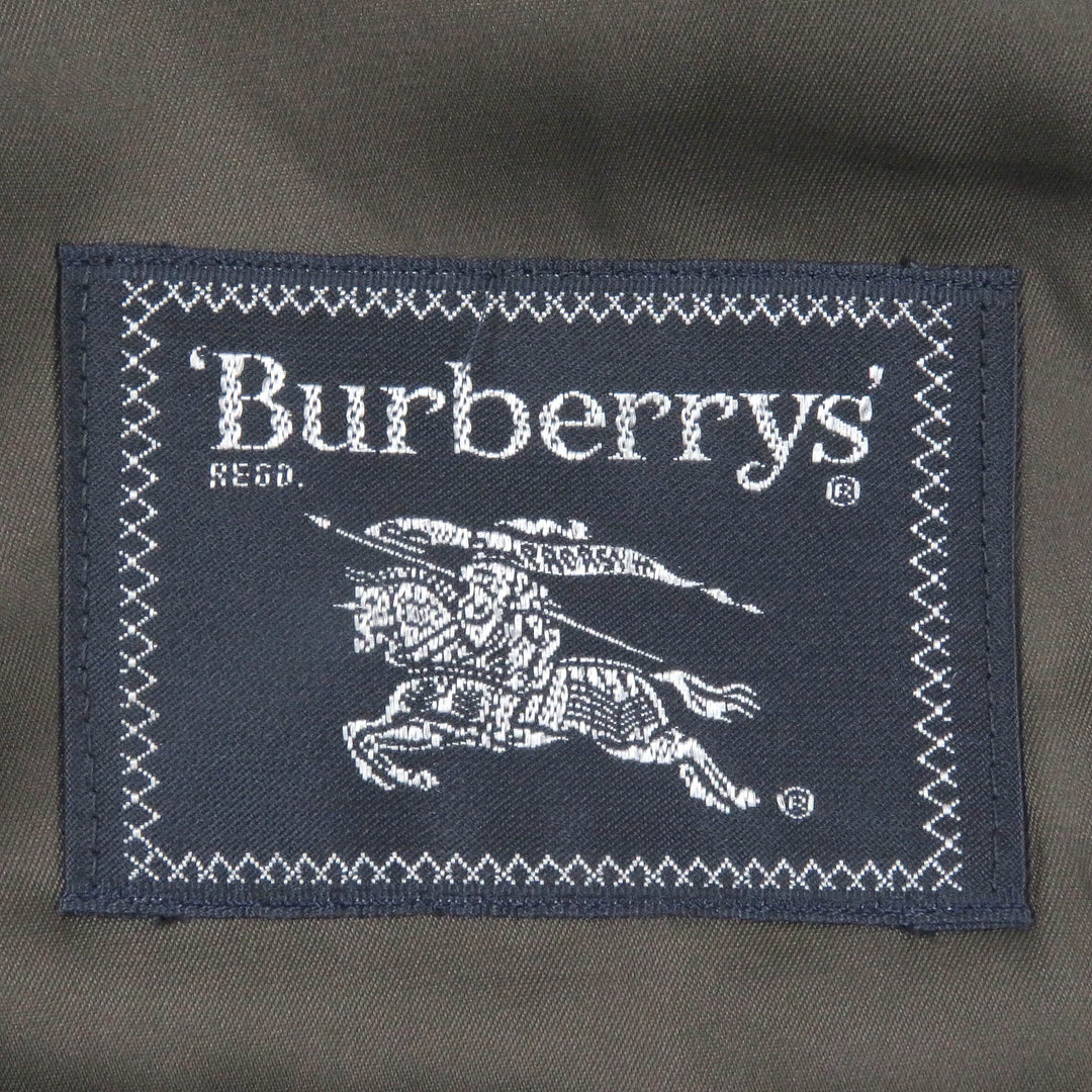 Great Burberrys tailored jacket Herringbone Check Pattern Covered Button mens