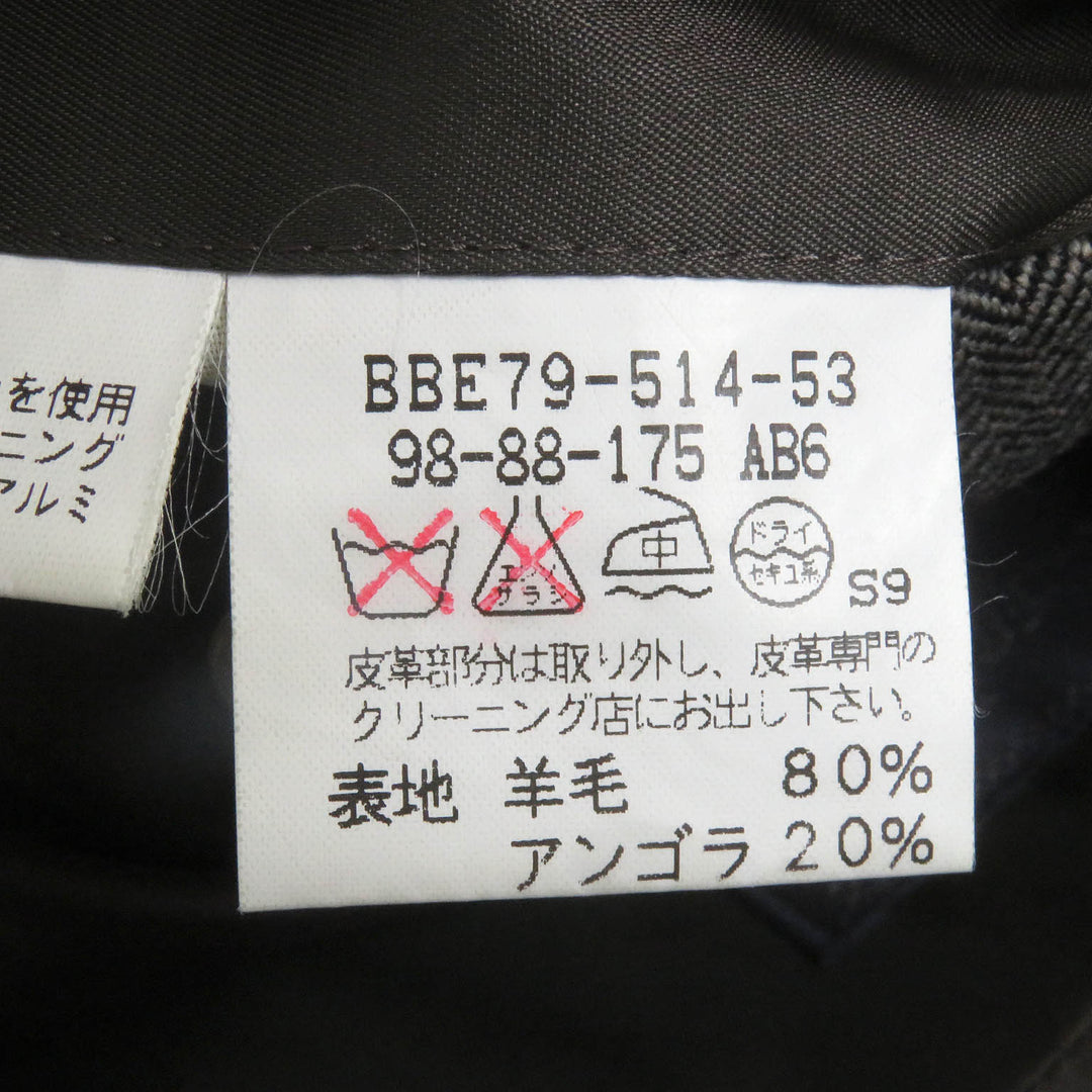 Great Burberrys tailored jacket Herringbone Check Pattern Covered Button mens