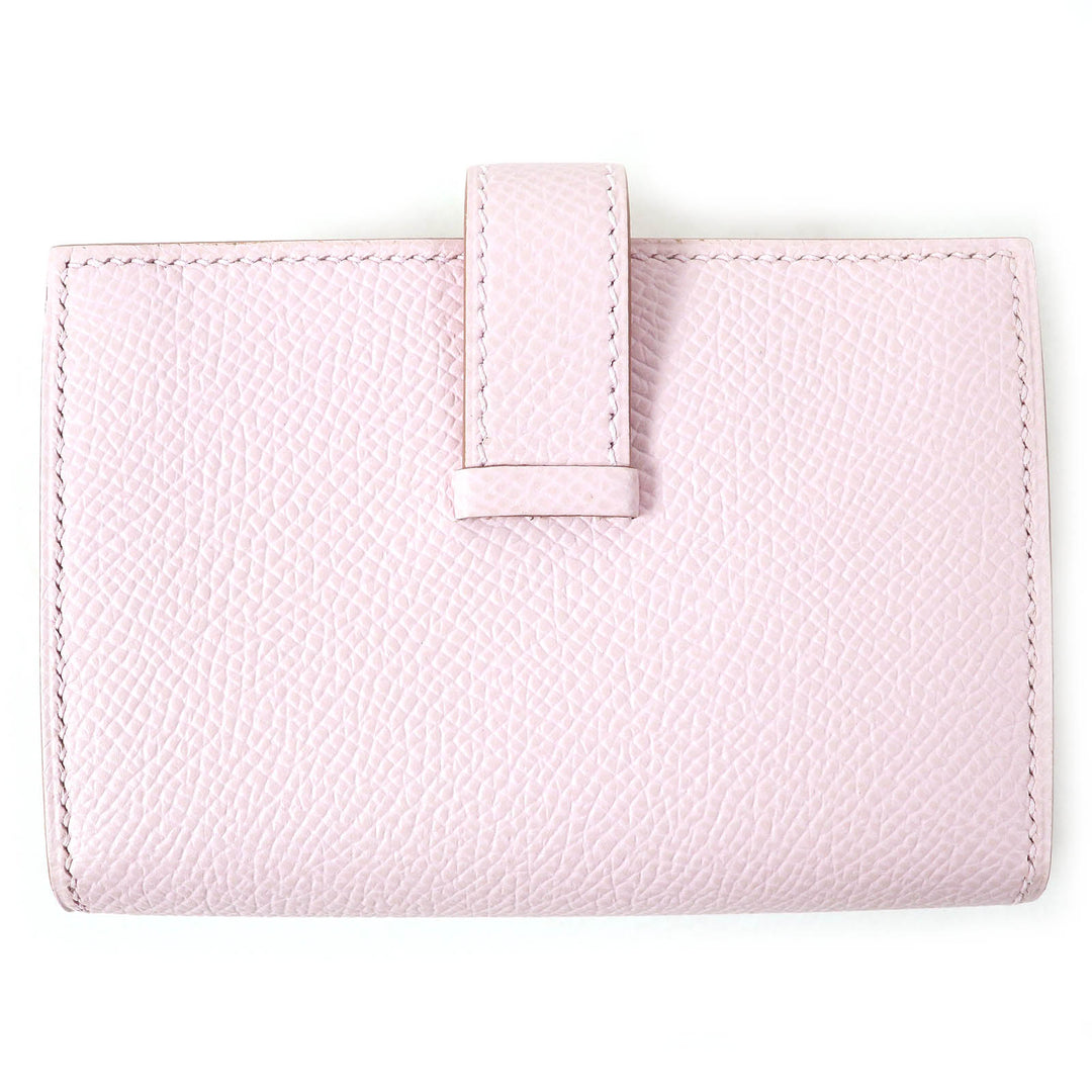 Pristine HERMES Bifold Wallet Bearn Mini Compact wallet Epsom Women