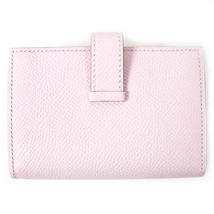 Pristine HERMES Bifold Wallet Bearn Mini Compact wallet Epsom Women