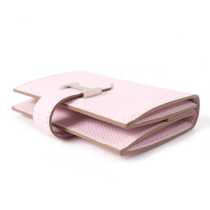 Pristine HERMES Bifold Wallet Bearn Mini Compact wallet Epsom Women
