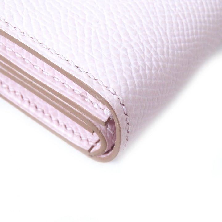 Pristine HERMES Bifold Wallet Bearn Mini Compact wallet Epsom Women