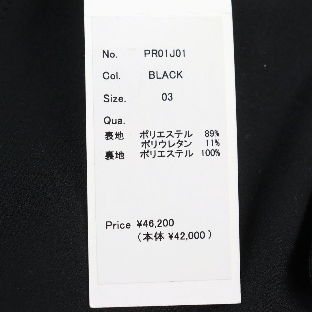 Pristine PIUORO tailored jacket Logo button, genuine cuffs, stretch material
