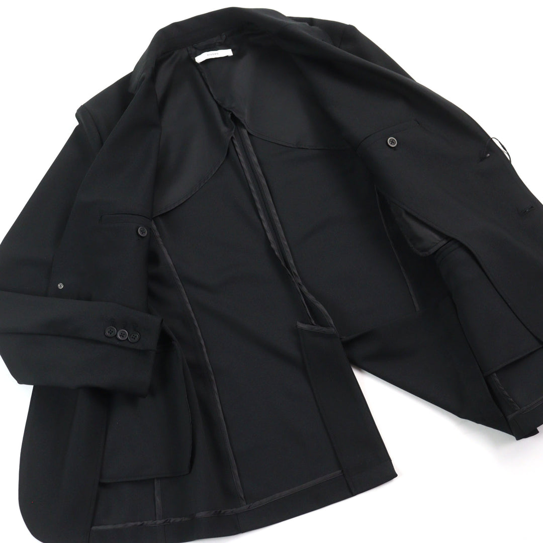 Pristine PIUORO tailored jacket Logo button, genuine cuffs, stretch material mens PR01J01