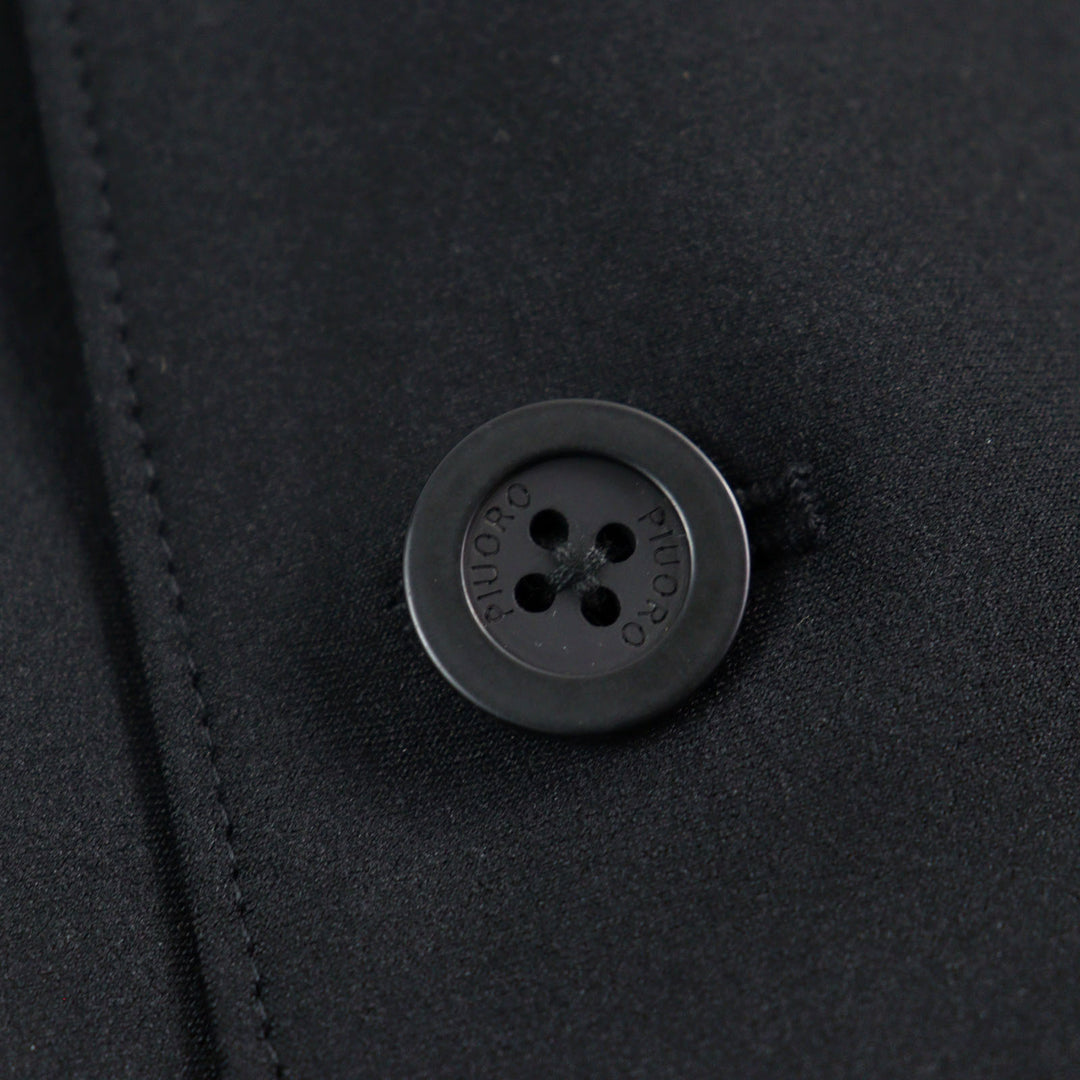 Pristine PIUORO tailored jacket Logo button, genuine cuffs, stretch material mens PR01J01