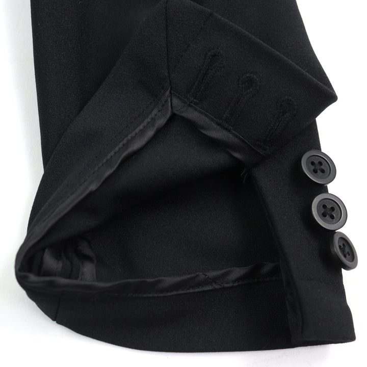 Pristine PIUORO tailored jacket Logo button, genuine cuffs, stretch material