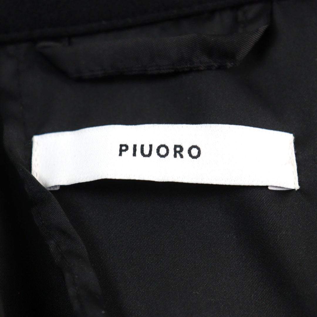 Pristine PIUORO tailored jacket Logo button, genuine cuffs, stretch material