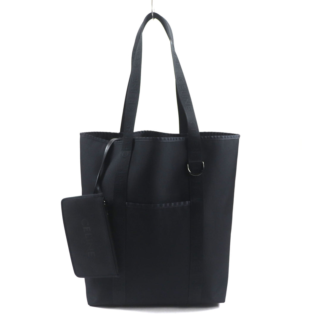Excellent CELINE Tote Bag Trekking Vertical Hippo Includes logo pouch mens 11008