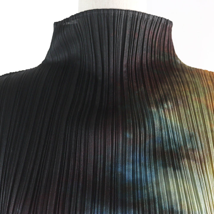 PLEATS PLEASE two-piece set Tie-dye gradient print top and long skirt 3