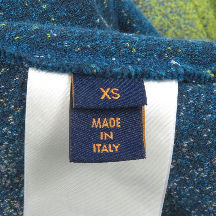 Pristine LOUIS VUITTON Best LV Gradient Logo Embroidered Zip-Up Fleece blue