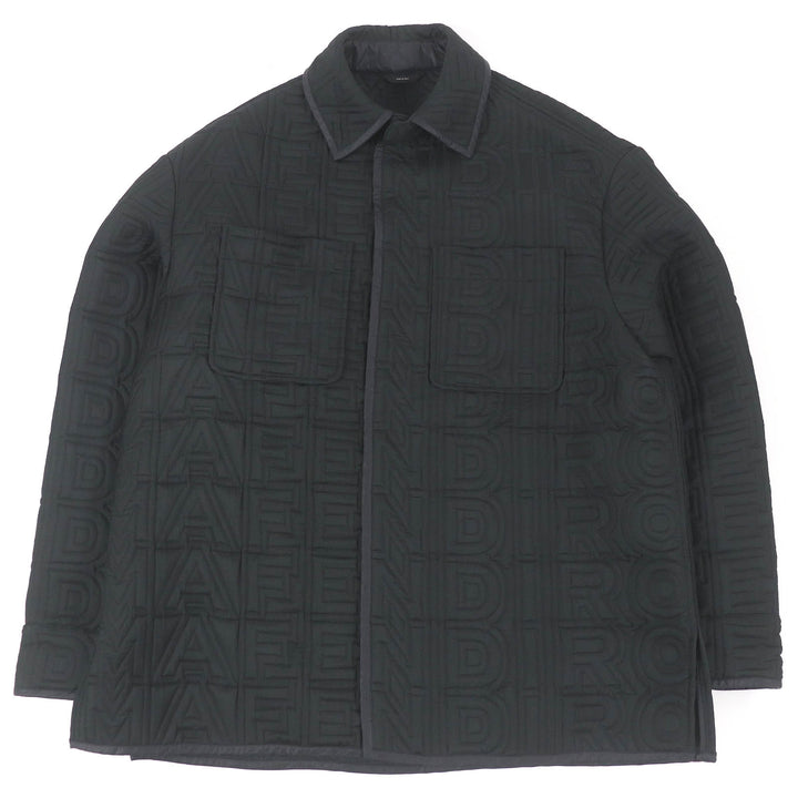 Pristine FENDI×MARC JACOBS Blouson All-over logo quilted jacket polyester mens 48 FW0288