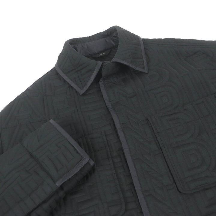 Pristine FENDI×MARC JACOBS Blouson All-over logo quilted jacket polyester mens 48 FW0288