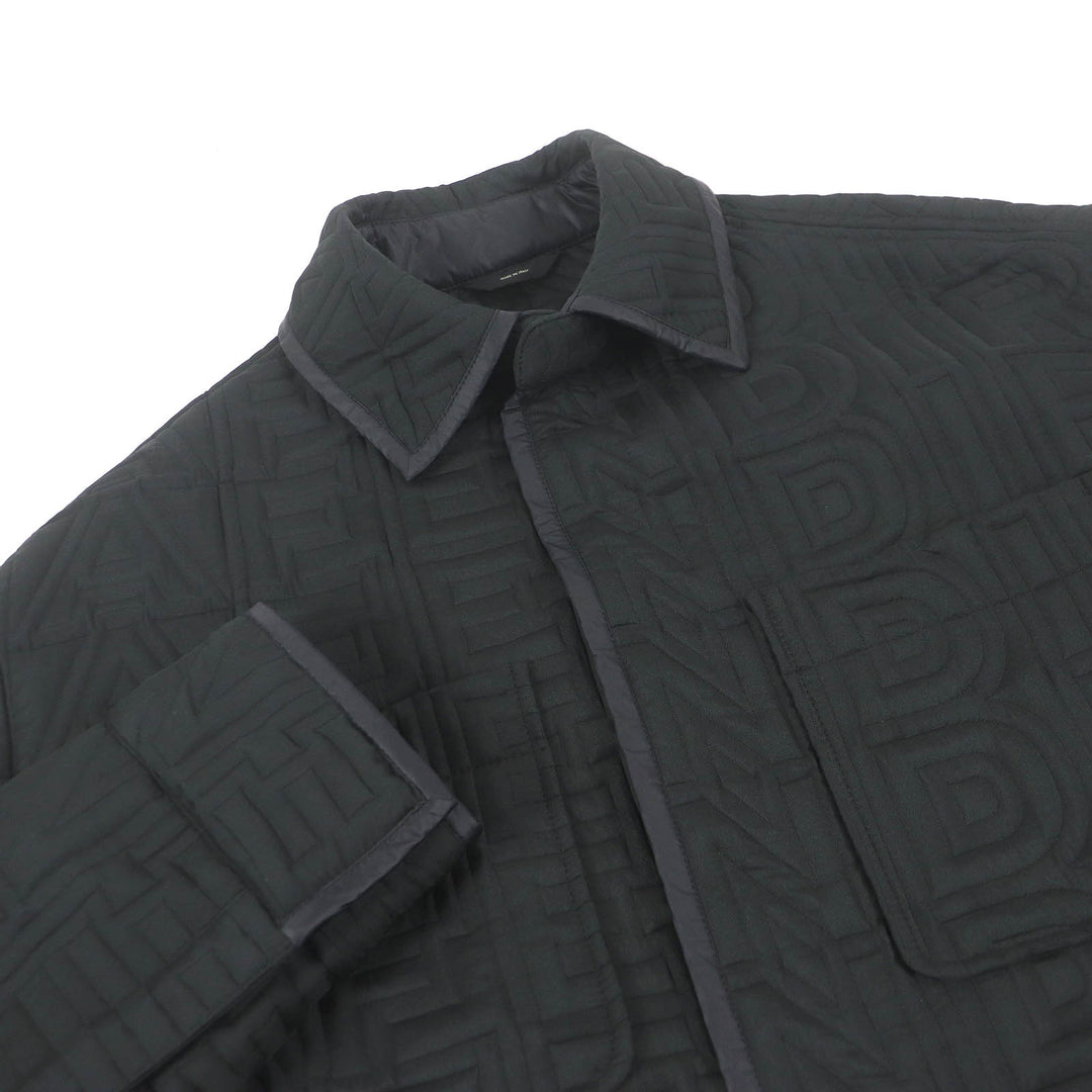 Pristine FENDI×MARC JACOBS Blouson All-over logo quilted jacket mens 48 FW0288