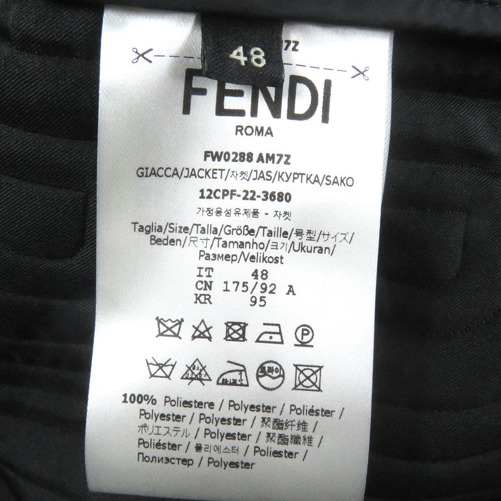 Pristine FENDI×MARC JACOBS Blouson All-over logo quilted jacket mens 48 FW0288