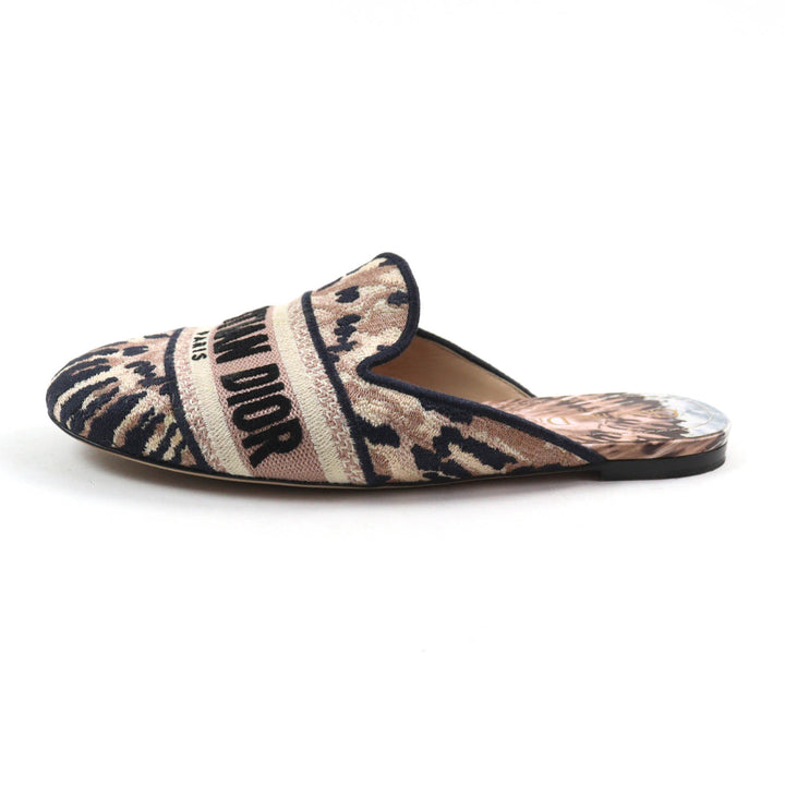 Great Christian Dior Slip-on DIOR OFF Logo design jacquard mules Multi Women 37