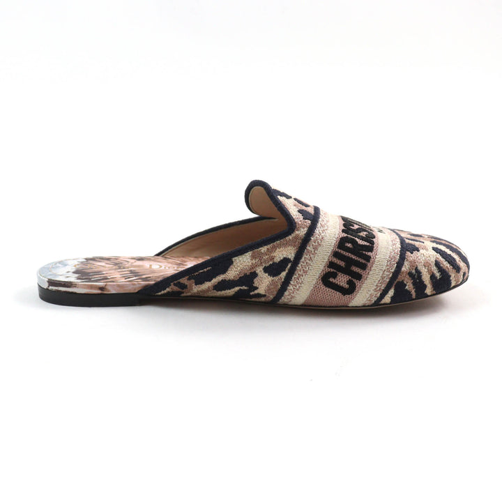 Great Christian Dior Slip-on DIOR OFF Logo design jacquard mules Multi Women 37