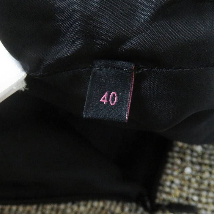 Excellent GUCCI Pleated skirt All-over sequins Gold series Women 40 545461