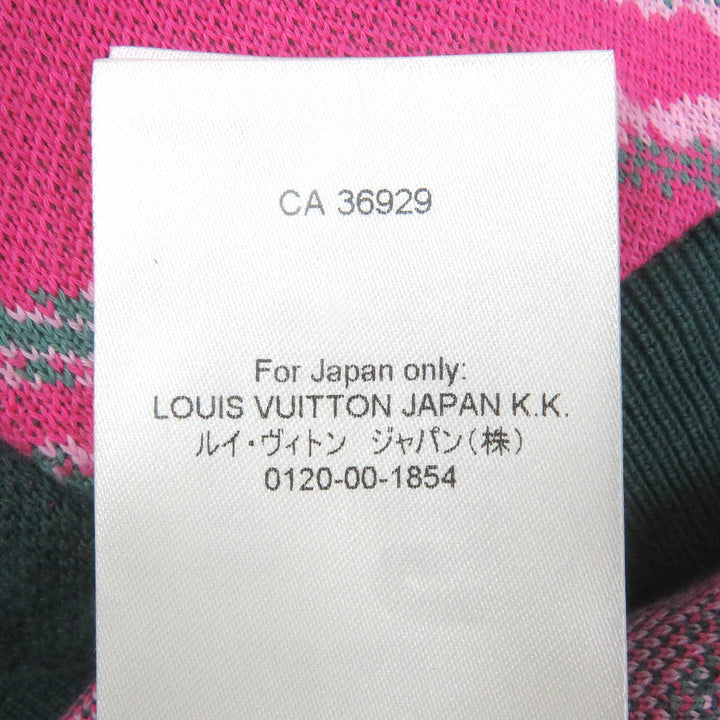 LOUIS VUITTON Parker graphic logo pullover green cotton mens XL