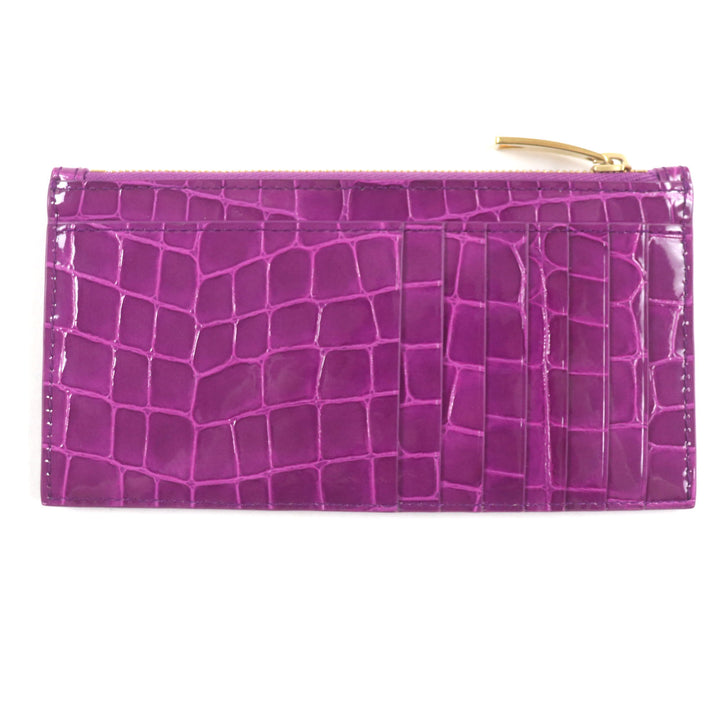 Pristine BOTTEGAVENETA Coin case Cassette Long Zipper Card Case