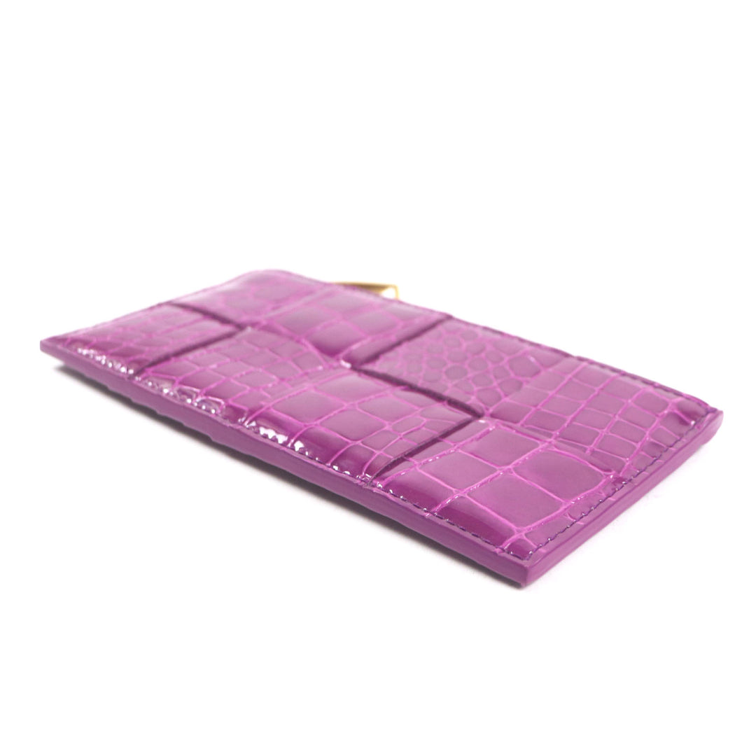Pristine BOTTEGAVENETA Coin case Cassette Long Zipper Card Case