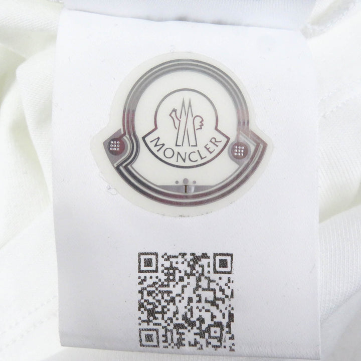 Pristine MONCLER Short sleeve T-shirt MAGLIA GIROCOLLO white cotton mens M
