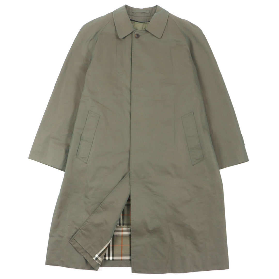 Very Good BURBERRY LONDON coat Concealed plaid Checkered pattern lining