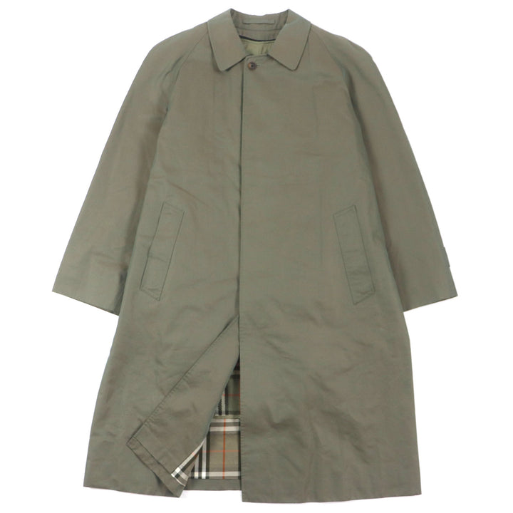 Very Good BURBERRY LONDON coat Concealed plaid Checkered pattern lining
