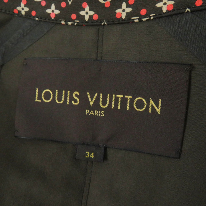 Discounted Very Good LOUIS VUITTON MACKINTOSH coat Rubberized Brown cotton Women 34