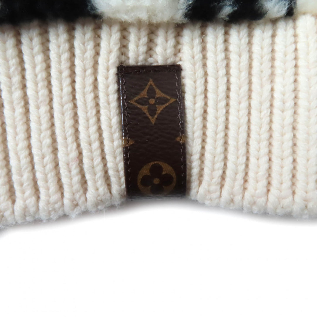 LOUIS VUITTON Best Ivory black wool Women XS