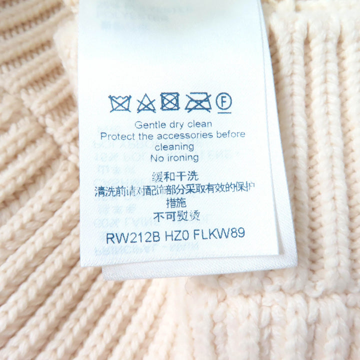 LOUIS VUITTON Best Ivory black wool Women XS