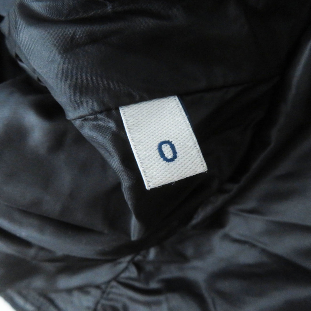 Great MONCLER down coat HERMINE Patch and hooded long black Nylon Women 0