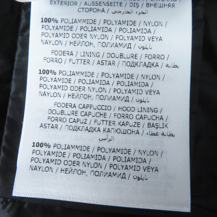 Great MONCLER down coat HERMINE Patch and hooded long black Nylon Women 0
