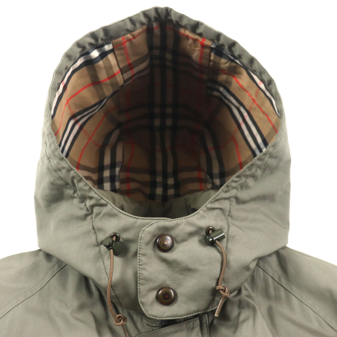 Burberrys Mod coat hood and down liner included mens L