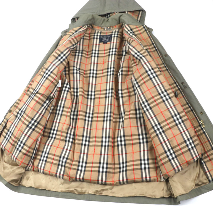 Burberrys Mod coat hood and down liner included mens L