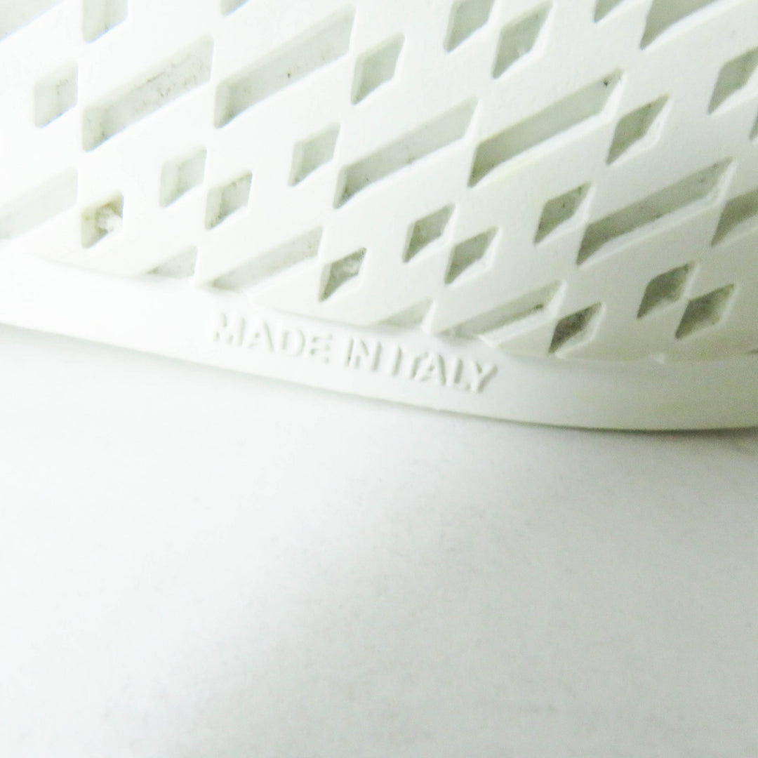 Excellent HERMES High cut sneakers Daydream kelly buckle White beige leather