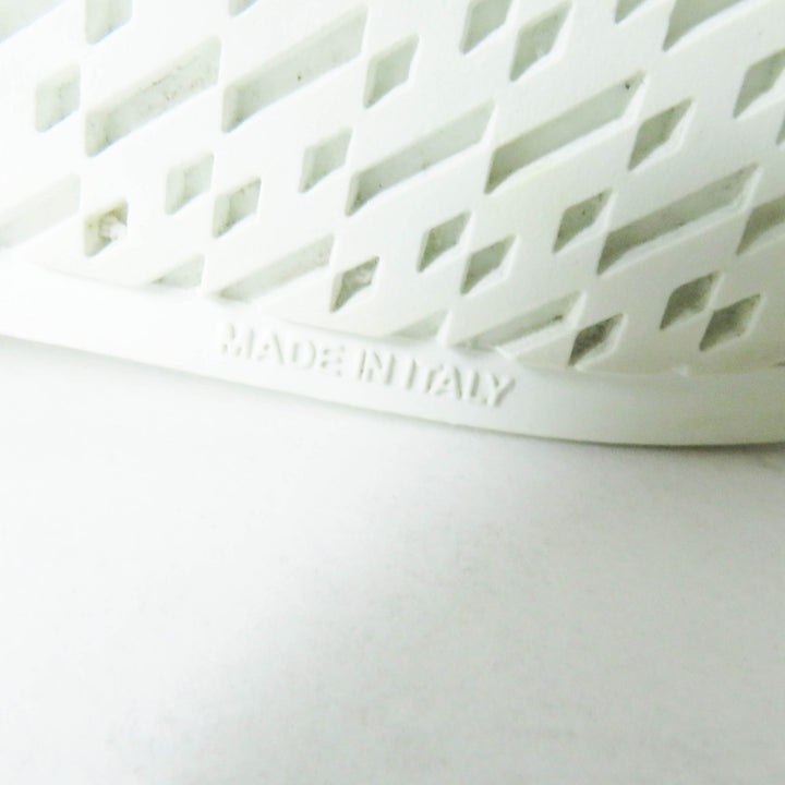 Excellent HERMES High cut sneakers Daydream kelly buckle White beige leather