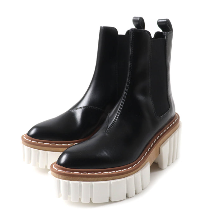 Pristine Stella McCartney short boots Emily Side-gore leather Chelsea boots 35