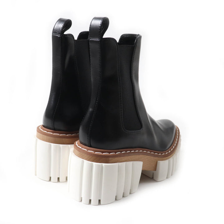 Pristine Stella McCartney short boots Emily Side-gore leather Chelsea boots 35