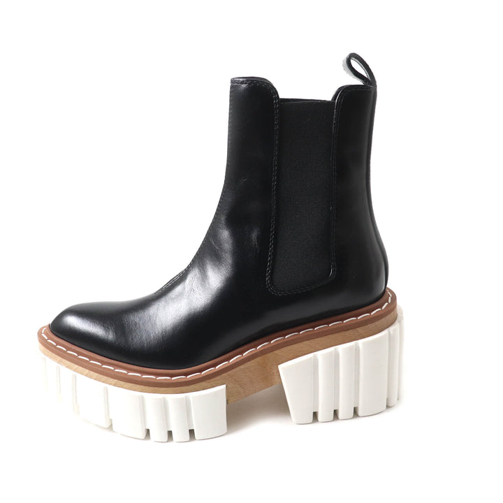 Pristine Stella McCartney short boots Emily Side-gore leather Chelsea boots 35