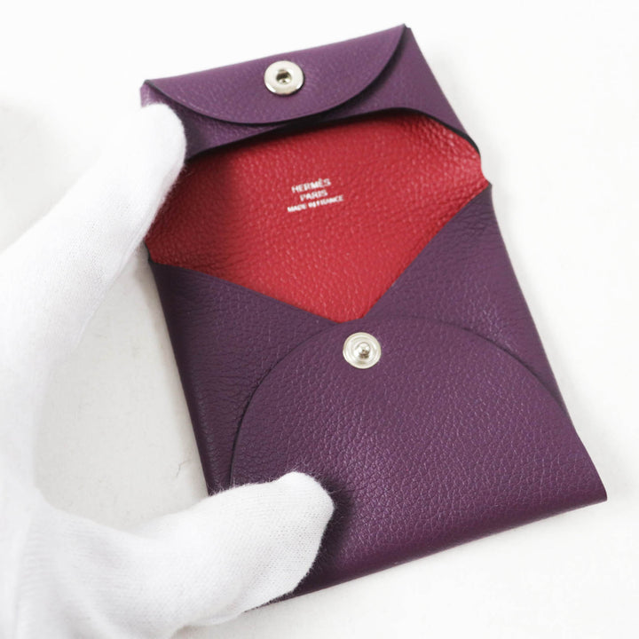 Great HERMES Coin case BASTIA VERSO Bastia Verso Evercolor Women