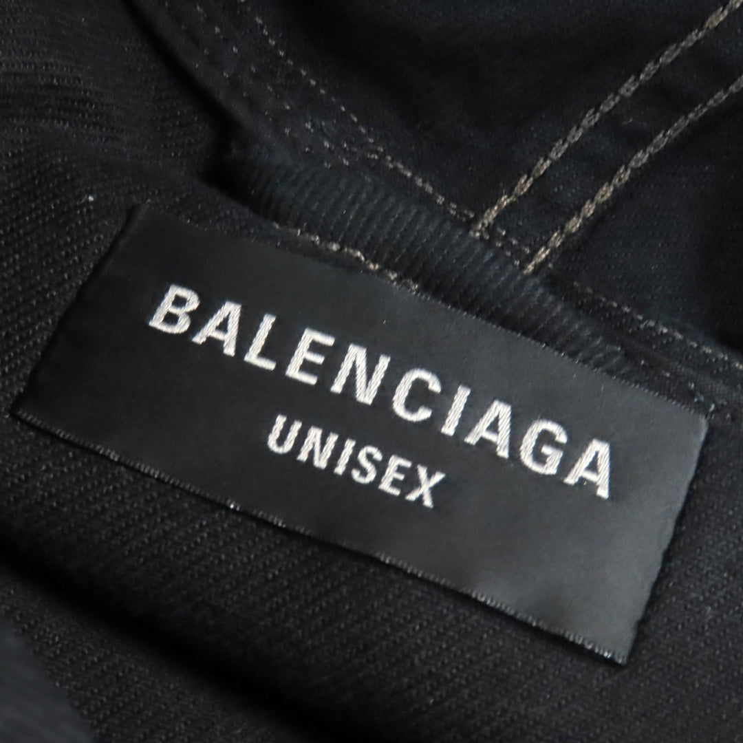 Great BALENCIAGA hoodie DENIM FOODIE PULL-OVER PARKER mens 1 719313 TNW54