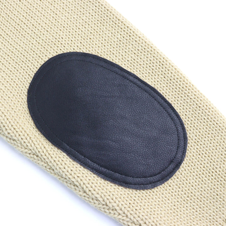 Excellent BOWWOW cardigan BEATLE MANIA CARDIGAN Leather elbow patch
