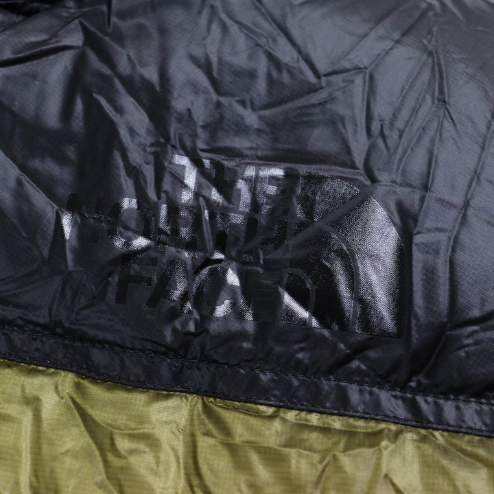 Great THE NORTH FACE Down jacket Nuptse Jacket Khaki black Nylon mens M ND92031R