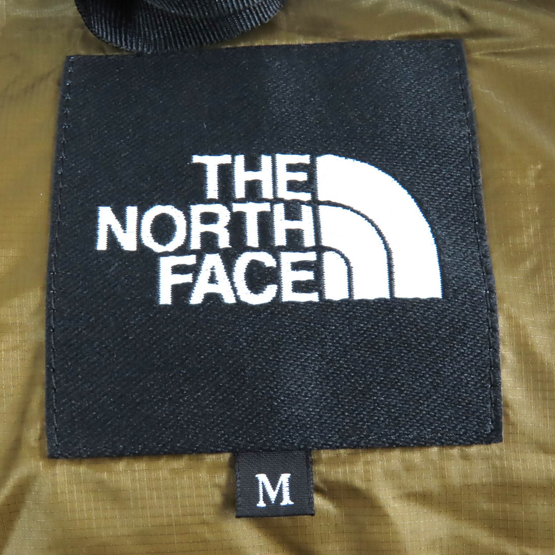 Great THE NORTH FACE Down jacket Nuptse Jacket Khaki black Nylon mens M ND92031R
