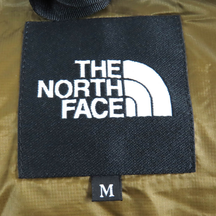 Great THE NORTH FACE Down jacket Nuptse Jacket Khaki black mens M ND92031R