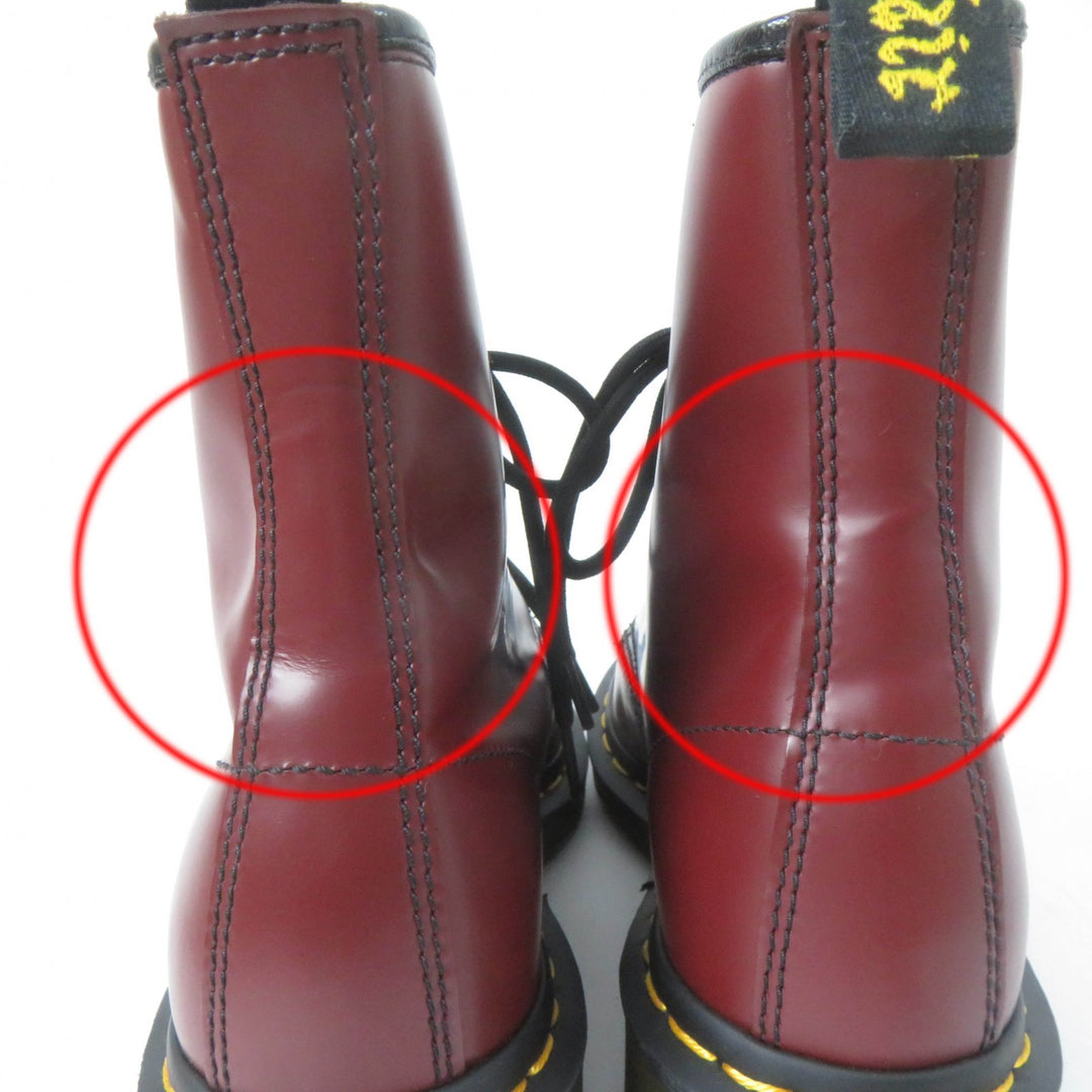 Excellent Dr.Martens boots SMOOTH 1460 8 holes Cherry red leather Women