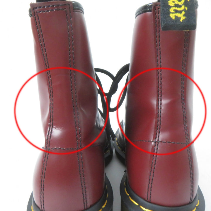 Excellent Dr.Martens boots SMOOTH 1460 8 holes Cherry red leather Women