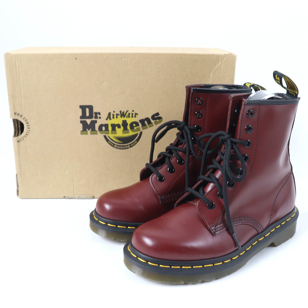 Excellent Dr.Martens boots SMOOTH 1460 8 holes Cherry red leather Women